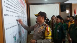 Pemilu Damai , Polres Konawe Bersama Forkopimda Deklarasi Bersama di Konawe Utara