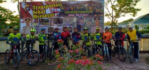 Sukseskan Program Nasional , Kapolres Konawe Gandeng UCC Gowes Bersama