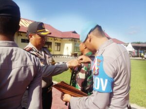 Jelang Pemilu , Polres Konawe Gelar Apel Gabungan