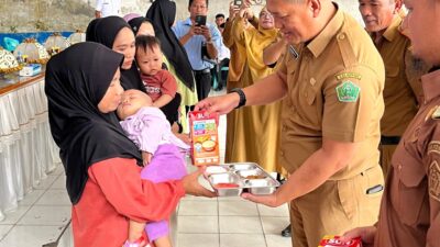 Pemkab Konawe Launching Program Makanan Bergizi Gratis untuk Ibu Hamil, Menyusui, dan Balita di Dua Kelurahan