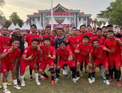 Tumbangkan Setda di Final, BLUD RSUD Konawe Raih Juara Sepak Bola Mini