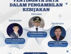 Jadi Pemateri Dalam Kuliah Praktisi di UHO, Bupati Konawe: Pengambilan Kebijakan Harus Berdasarkan Data yang Akurat