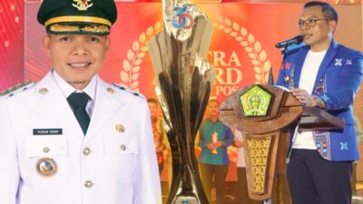Bupati Konawe Raih Sultra Award 2025 Sebagai Tokoh Muda Inspiratif dan Inovatif
