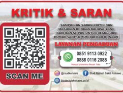 RSUD Konawe Buka Hotline Kritik dan Saran