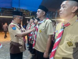 Ketua Kwarcab Gerakan Pramuka Konawe Kukuhkan Pengurus Mabiran dan Kwaran