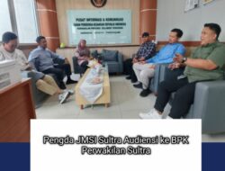 Pererat Hubungan Kelembagaan, JMSI Sultra Audiensi ke BPK Sultra