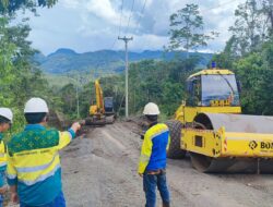 PT SCM Bangun Jalan Penghubung Antardesa di Routa