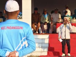 Bupati Konawe Resmikan Porseni Padangguni, Warga 11 Desa Meriahkan Pembukaan