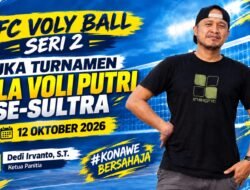 UFC Voly Ball Seri 2 Siap Digelar, Turnamen Bola Voli Putri Se-Sultra Dimulai 12 Oktober