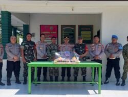 Tiga Polsek di Konawe Sambangi Koramil Unaaha, Perkuat Sinergitas TNI-Polri