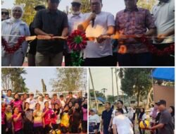 Resmikan Lapangan Voli PRI, H. Amir Siapkan Turnamen Berhadiah Rp20 Juta